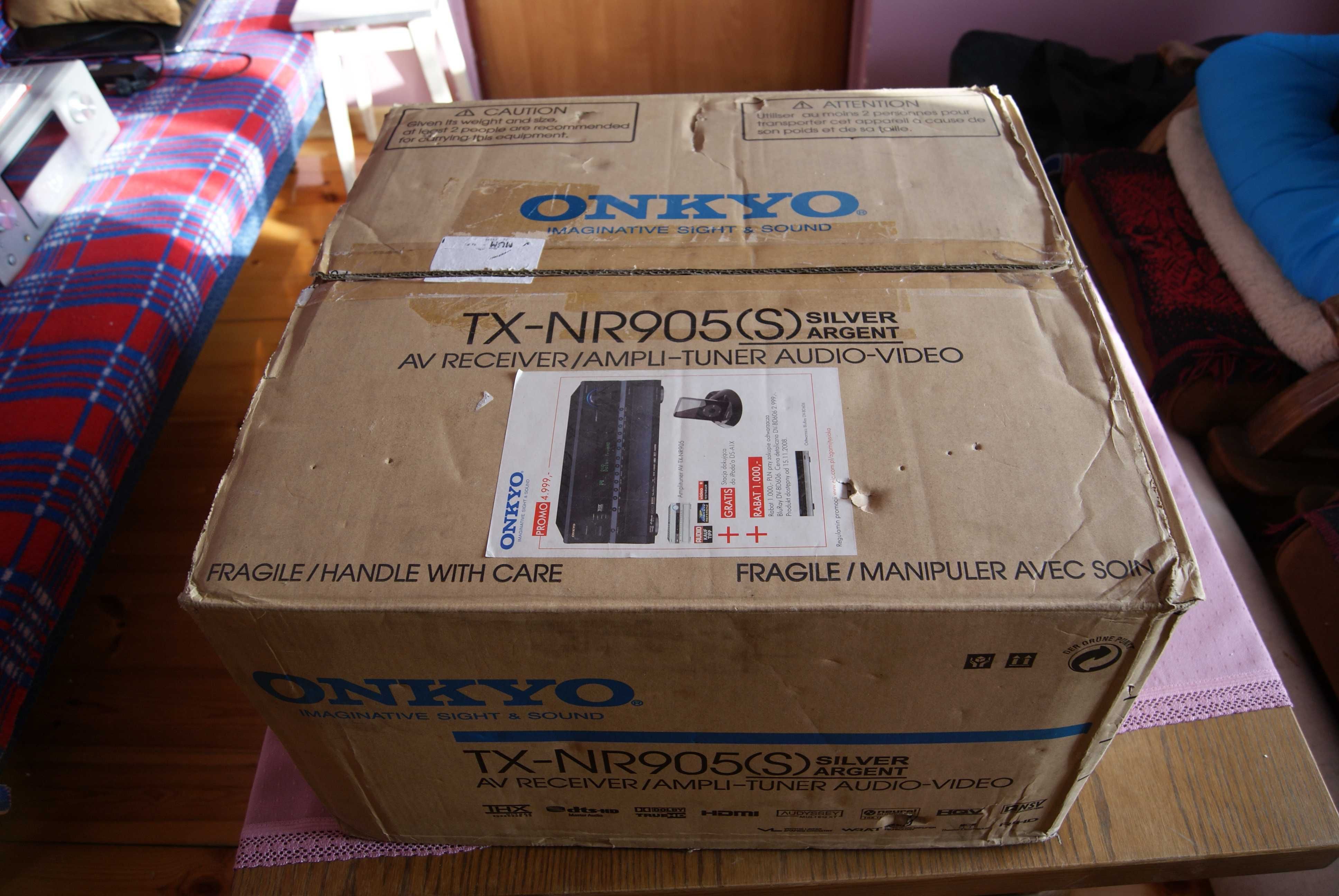 Onkyo TX NR 905 amplituner do kina domowego i stereo
