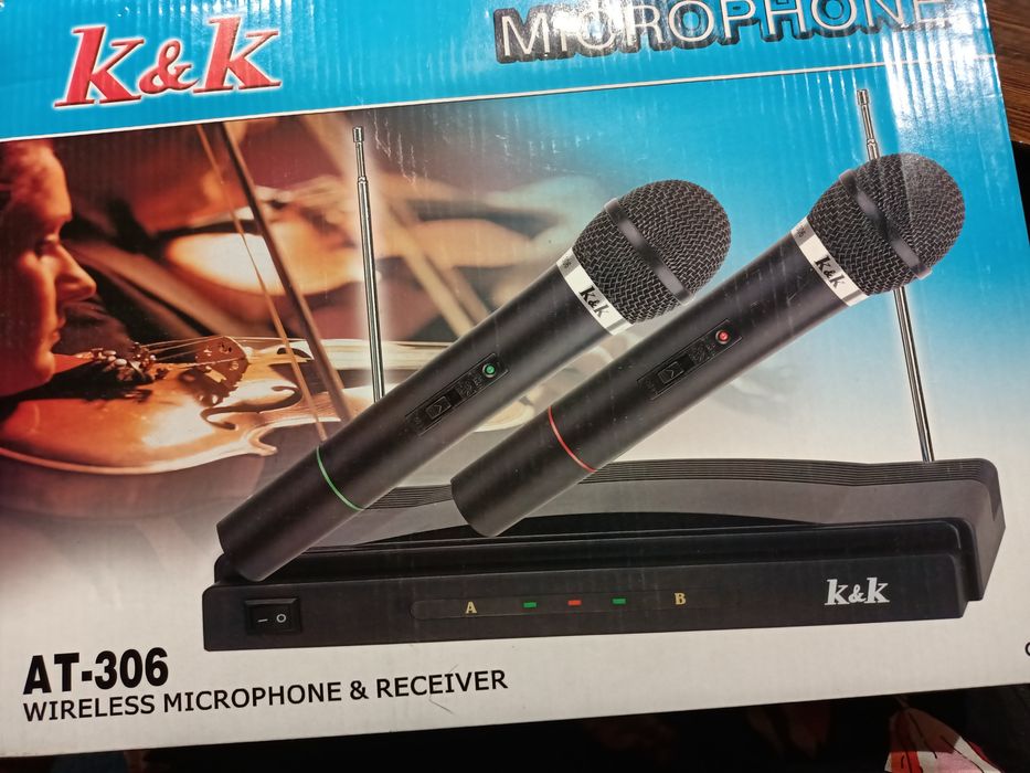 Mikrofony do karaoke K&K AT-306
