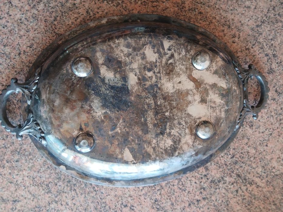 ..Посрібленна. Ручна вибивка. Посрібленна