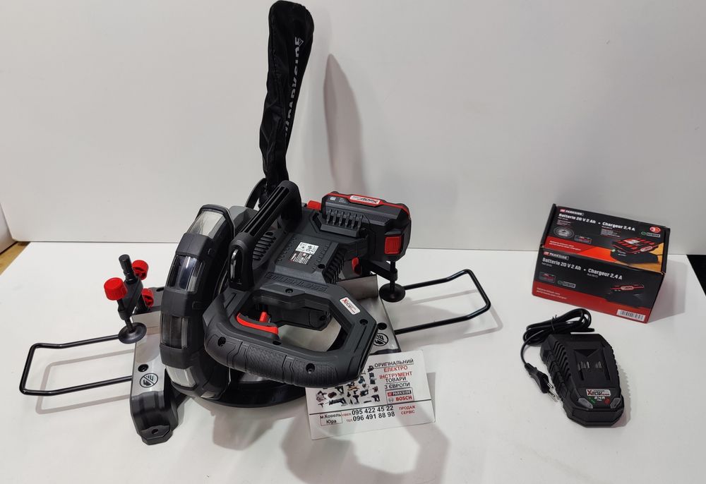 НОВ акумуляторн БЕСЩОТ торцовка GERMAN Parkside PAKSP 20/аккумулялятор