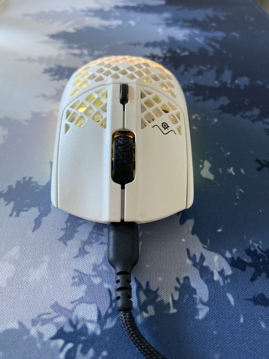 SteelSeries Aerox 3, Rato gaming RGB, ultraleve, 8500DPI, pouco usado