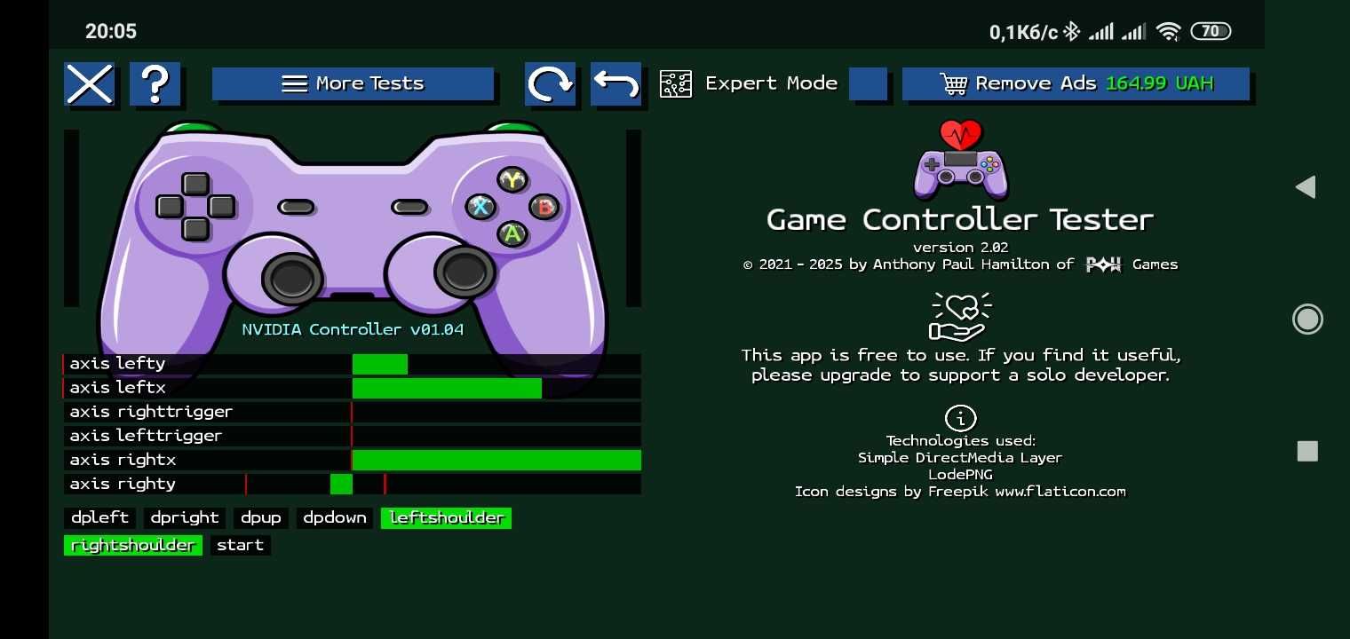 Джойстик геймпад Nvidia Shield Controller p2920 робочий стан 10/10