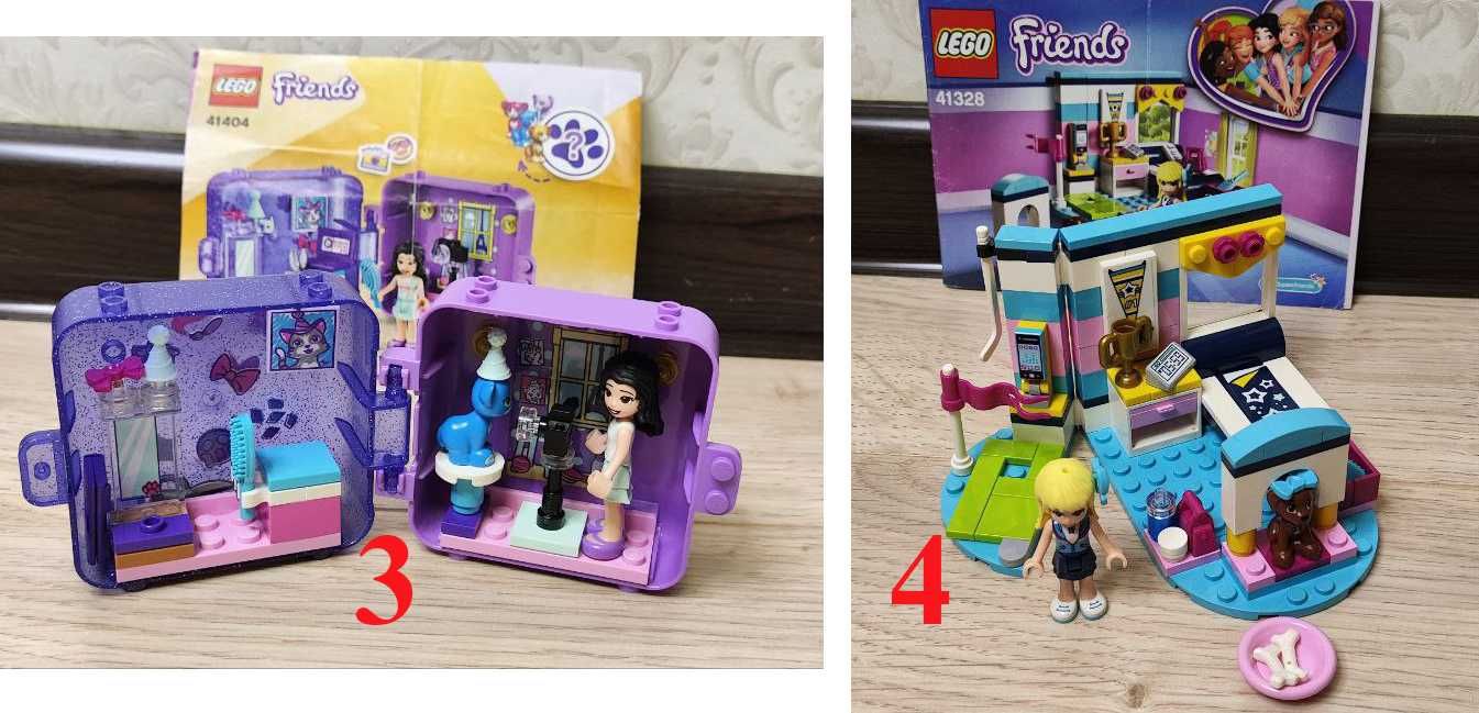 Конструктор LEGO Friends скринька Емма, спальня Стефані