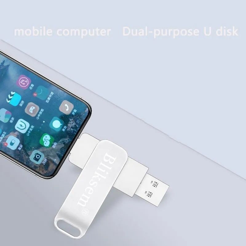 Флеш накопитель 3в1  TYPE-C+Micro USB+USB2.0 OTG 64GB