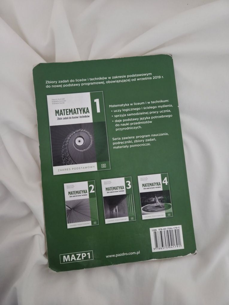 Zbiór zadań matematyka 1 pazdro