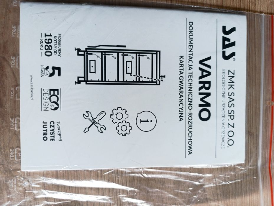SAS VARMO 25KW kocioł zasypowy