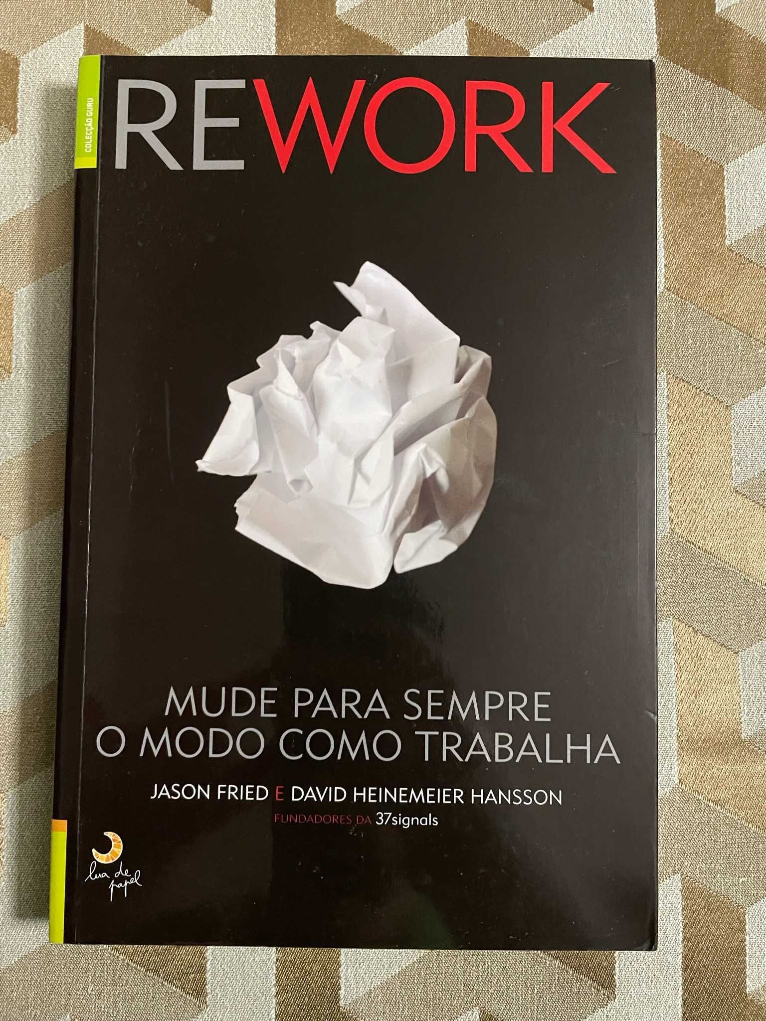 Livro Rework de Jason Fried e David Heinemeier Hansson