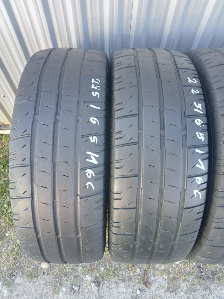 4x Opony Używane 225/65R16C Letnie Continental