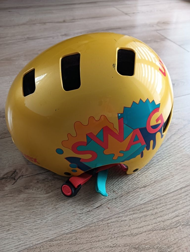Kask rowerowy dziecięcy rozmiar 55-58