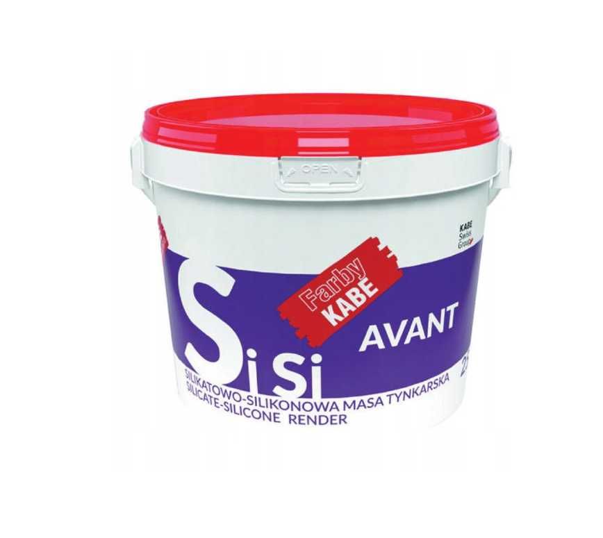 Tynk Silikatowo-Silikonowy Kabe SiSi Avant 25kg  Baranek 1,5mm