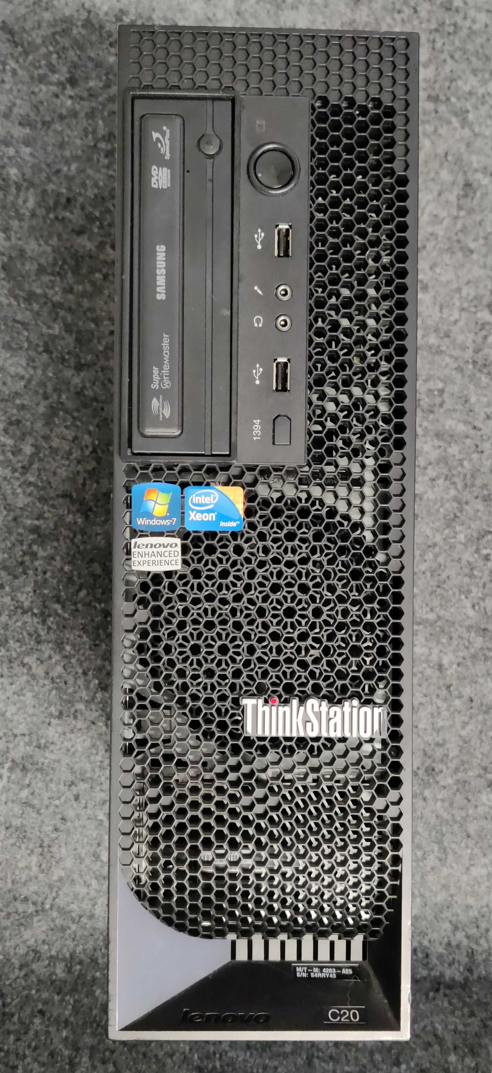 Lenovo Thinkstation C20 2x Xeon E31220 3,40 GHz Win10