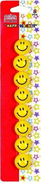Magnesy 8Szt 20Mm Do Tablic Magnetycznych Smile Ok