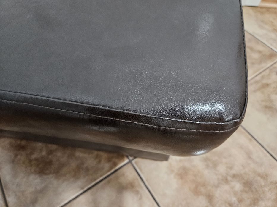 Pufa ekoskóra brazowa