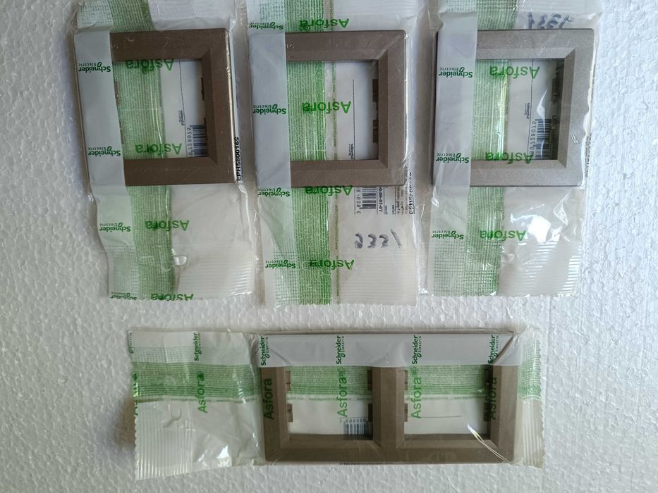 schneider electric asfora рамки 1 двойная 3 одинарные