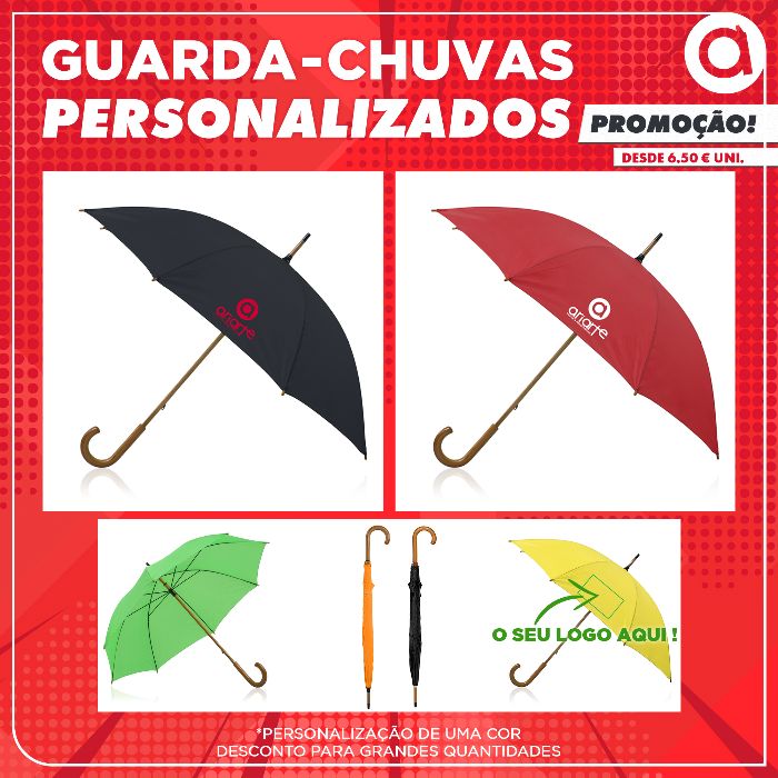 Guarda Chuvas com Opção de Personalização