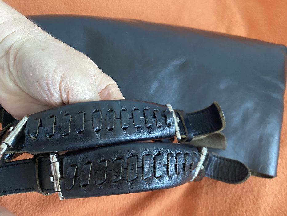 Torba skóra duża czarna