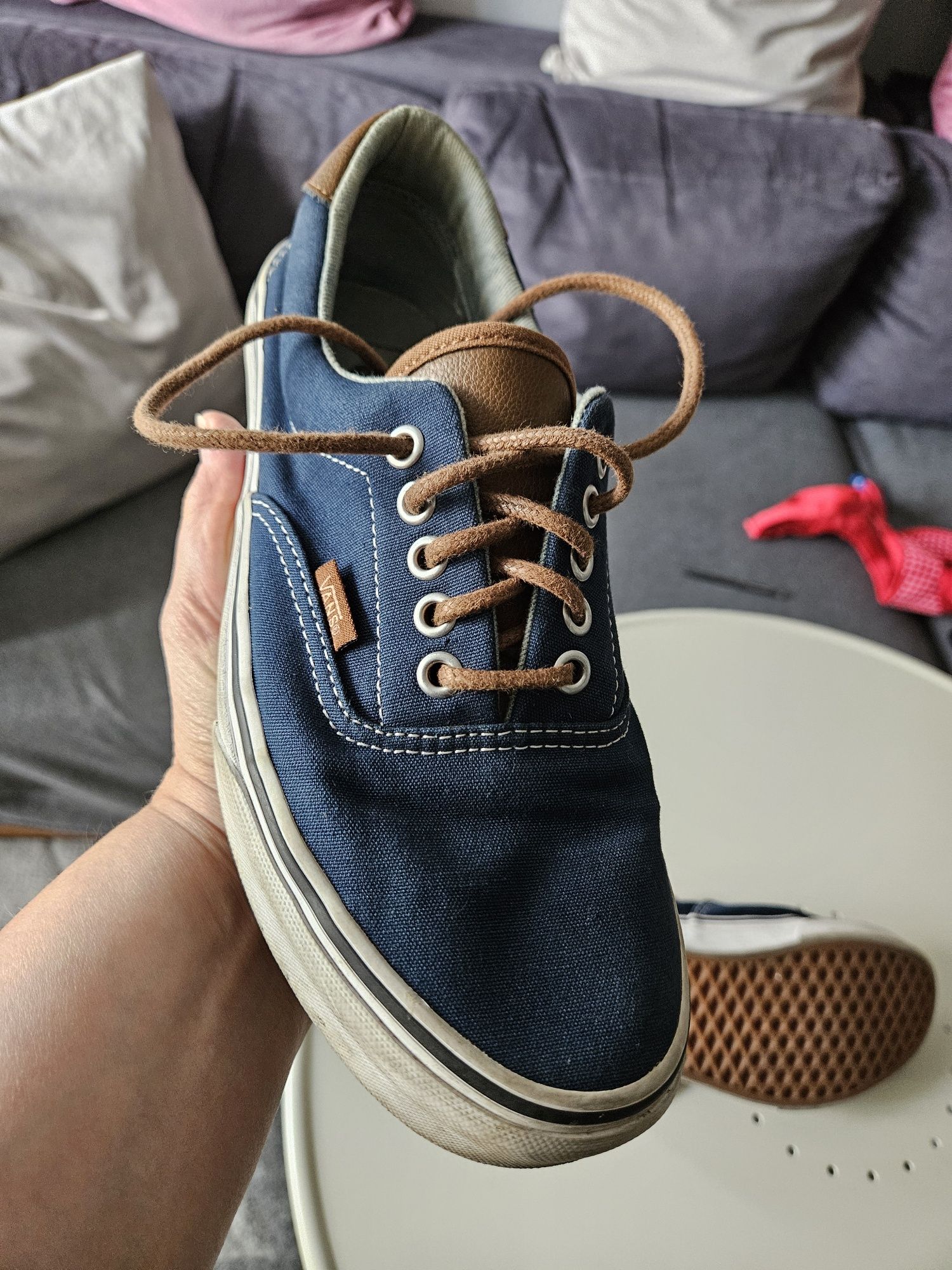 Trampki Vans granatowy z brązem