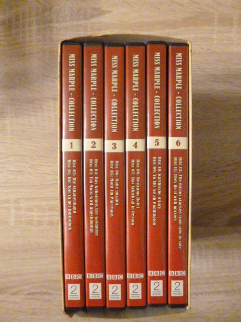MISS MARPLE - Sezony 1-3 ( 1984 - 92 ) - 12 DVD