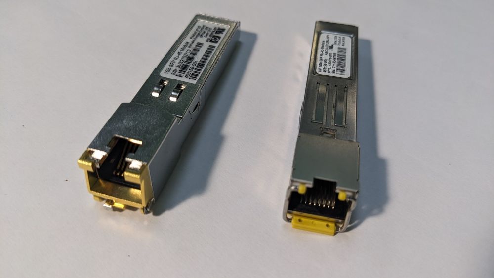 RJ-45 SFP-модулі 1Gb