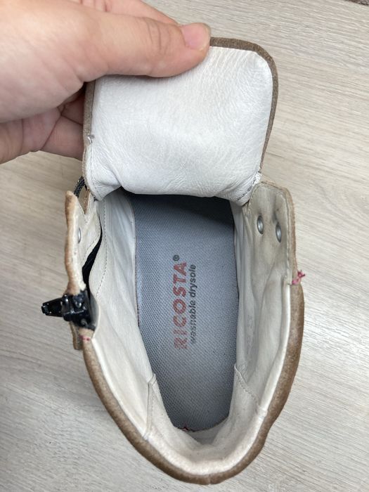 Кожаные кеды, ботинки, хайтопы Ricosta.