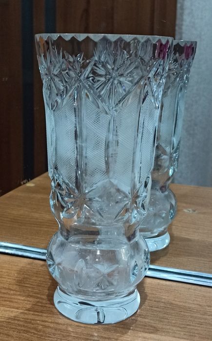 Кришталева ваза, висота 20 см