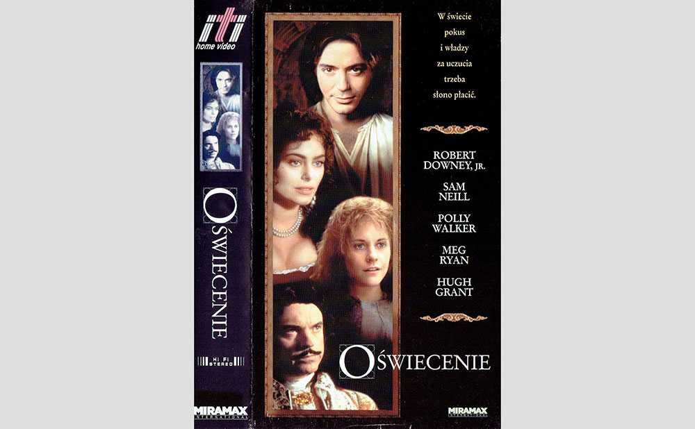 Oświecenie Restoration Robert Downey Jr Meg Ryan VHS