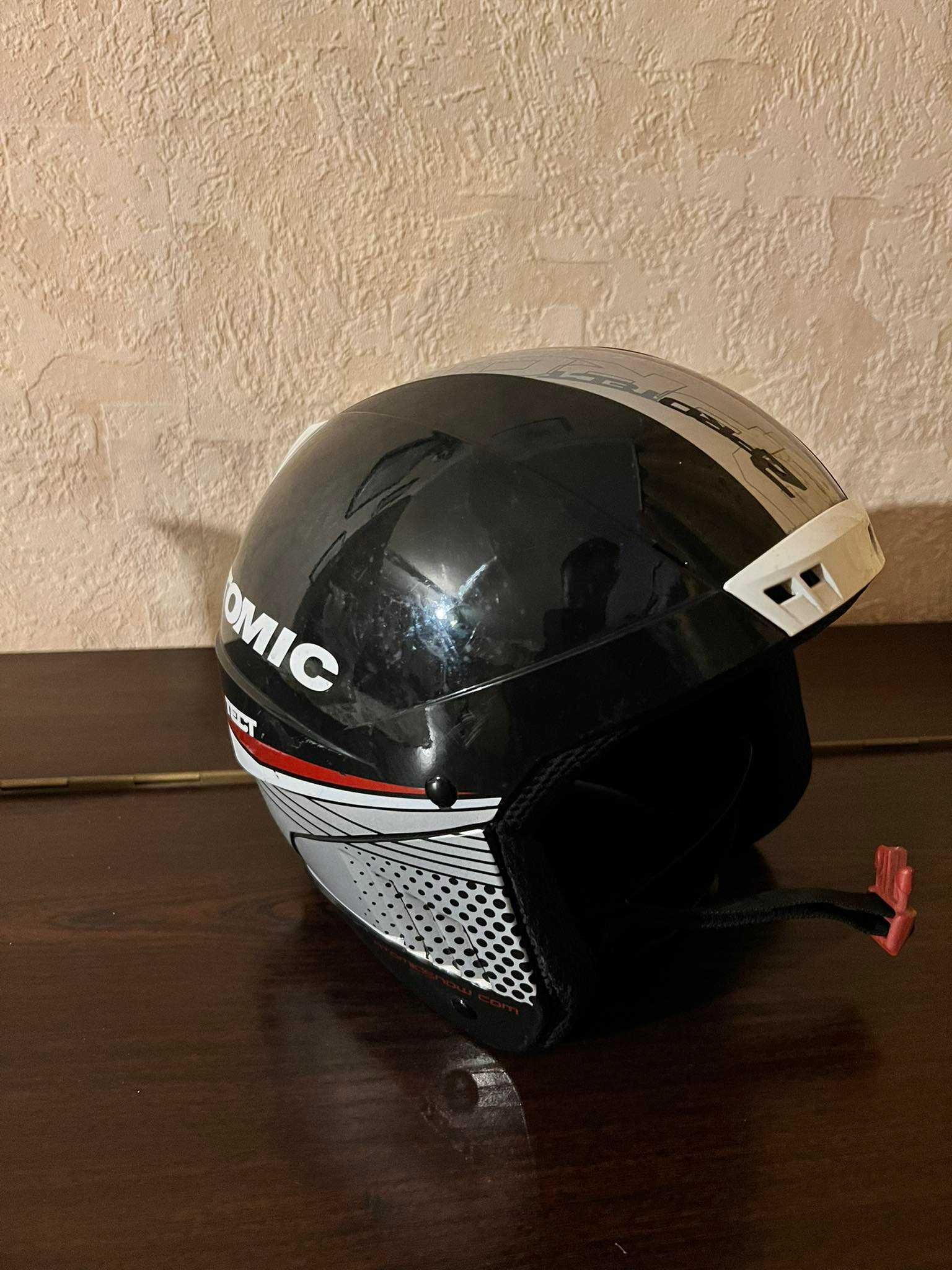 Kask Atomic 2 Pro Tect + Gogle Uvex Antifog Supravision