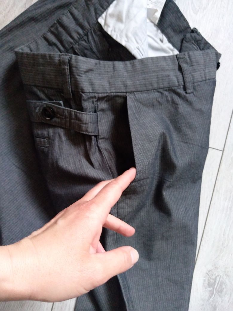 Eleganckie bawełniane 100%spodnie męskie, r.L/XL, Reserved