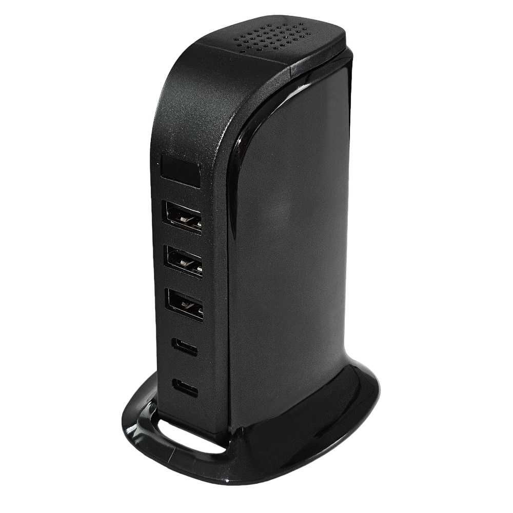 Ładowarka 3Xusb 2Xtyp C Ukryta Kamera Szpiegowska Full HD Wifi