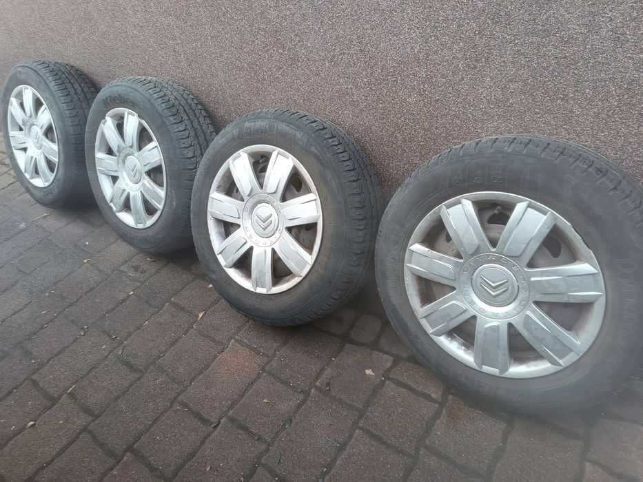 Citroen C5 peugeot 307 koła felgi stalowe 15 cali 15&quot; 4x108 opony 195/65/15 kołpaki R15