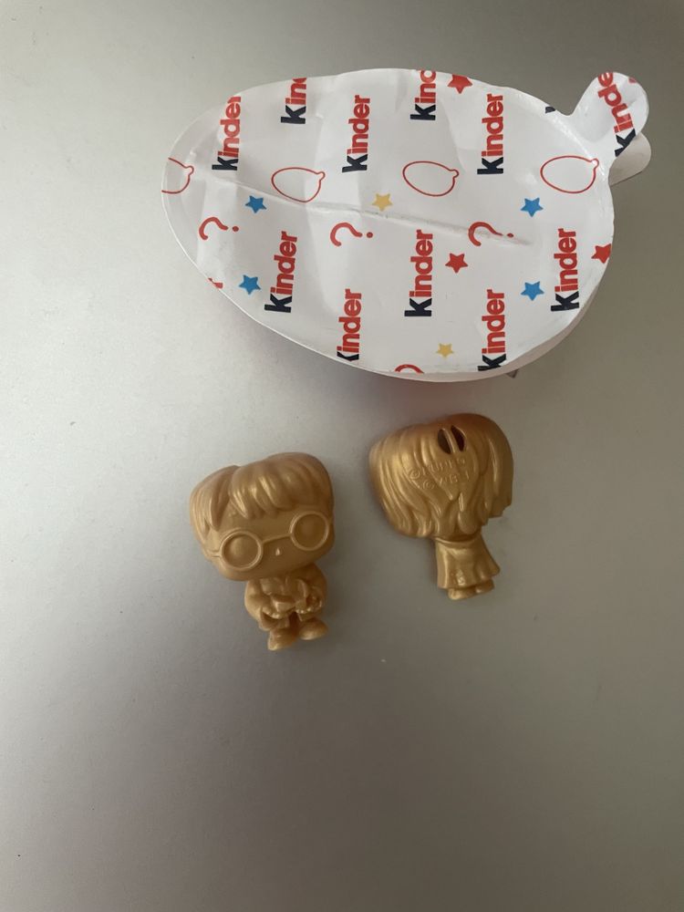 Золотой Harry Potter , колеекционная фигурка Funko , kinder joy