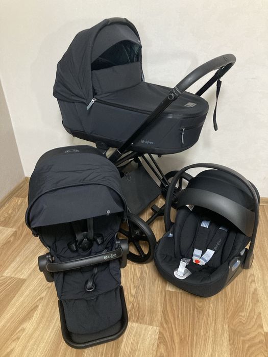 Cybex priam 4.0 Sepia Black 3в1 Сайбекс Коляска