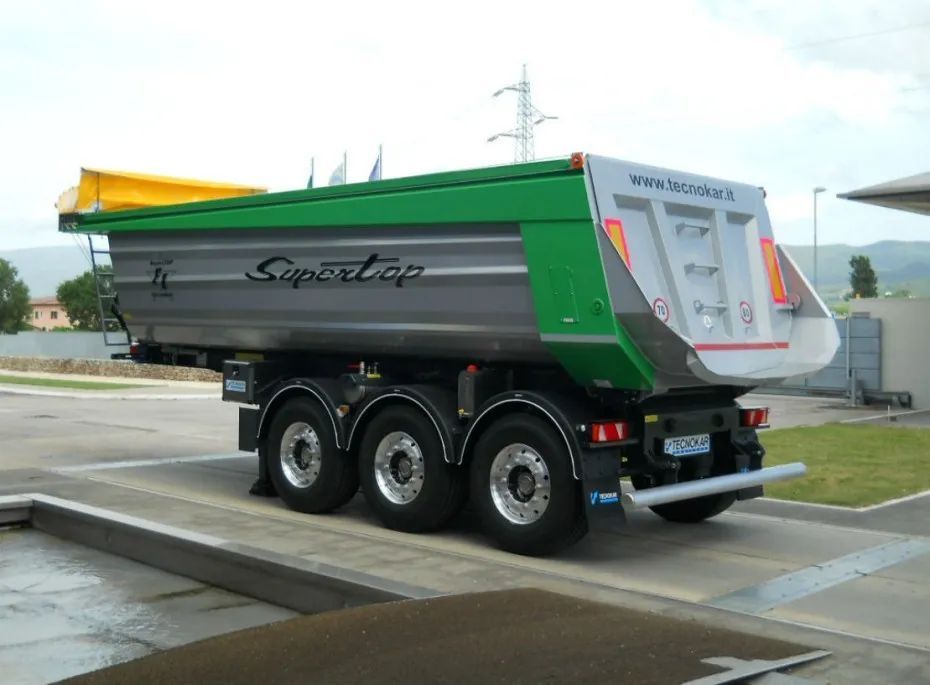Tecnokar SUPERTOP / HARDOX / DOCOL / V25 m3 / 5400 kg  Naczepa wywrotka Half-Pipe HARDOX / DOCOL / 5400 kg