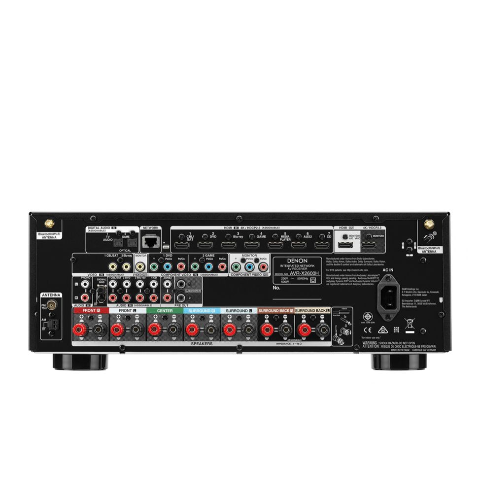 Amplituner Kino domowe Denon AVR x2600H 7.2 kanał Dolby Atmos WiFi DAB