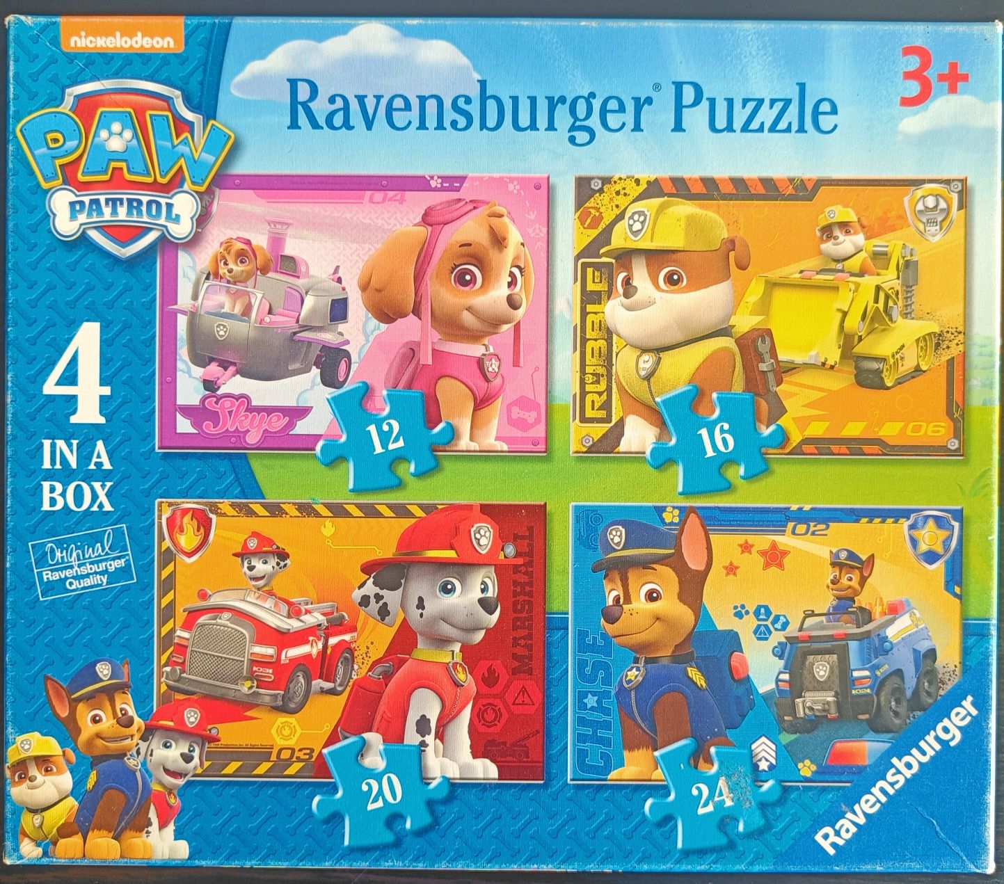 08 Puzzle Psi Patrol 4 in a box 3+