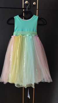 Святкова нарядна сукня  для дівчинки 4-6 Праздничное платье 4-6