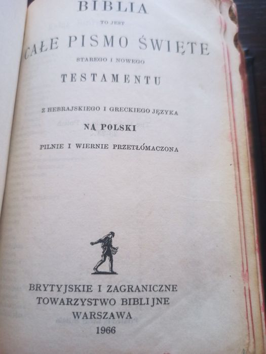 Pismo Święte, 1966 rok Biblia Gdańska