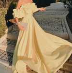 Vestido cerimónia amarelo claro M
