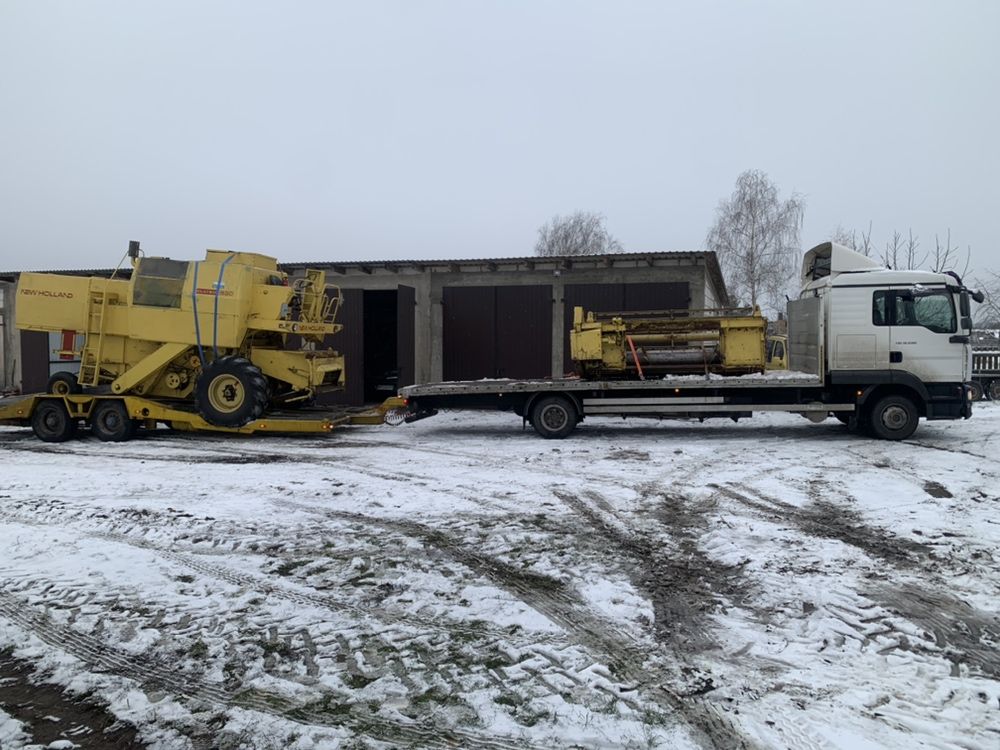 Transport AutoLaweta Holowanie Traktorow Busow Maszyn Rolniczych Busów