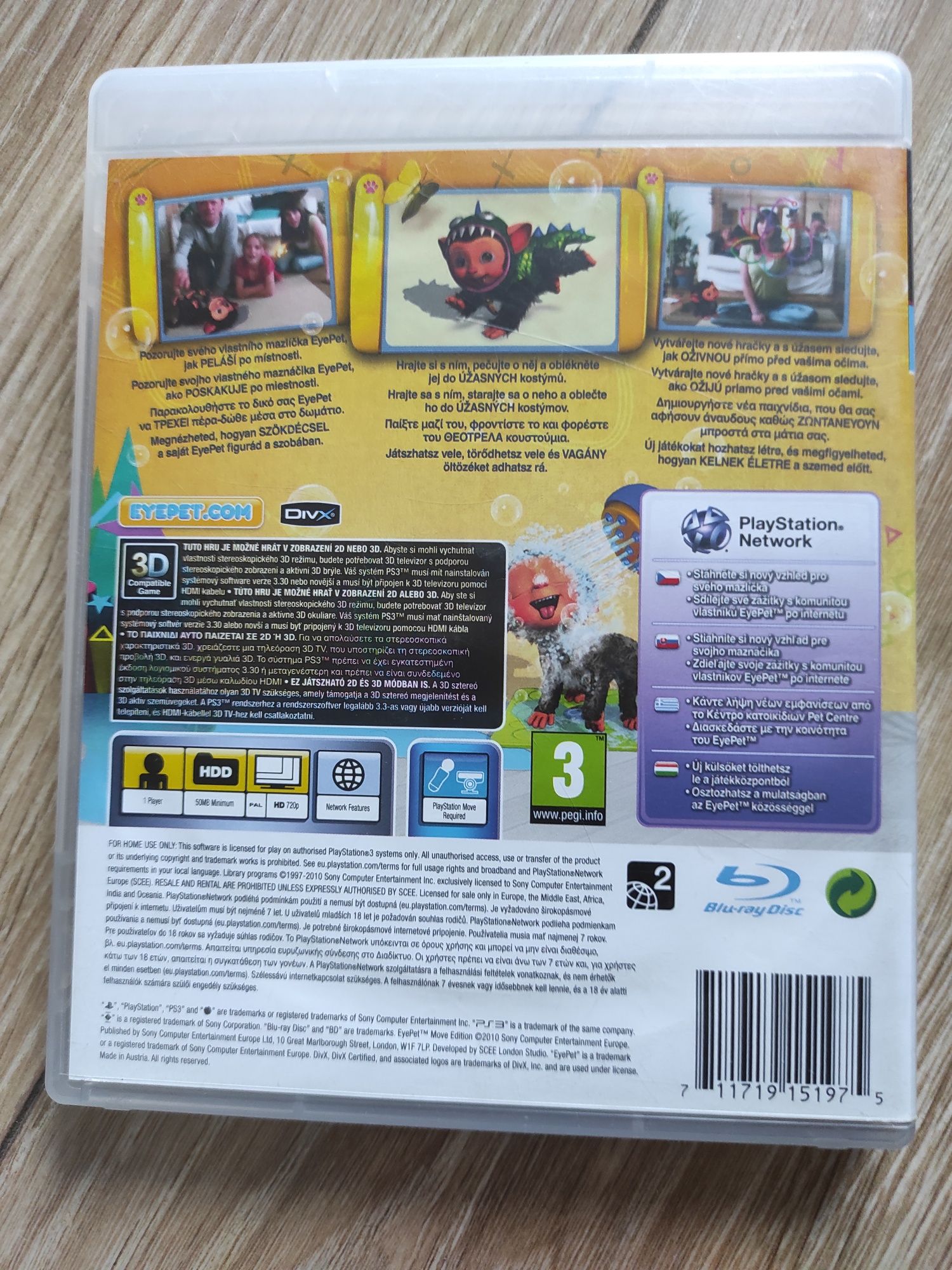 Gra PlayStation 3 PS3 EyePet mogę edition