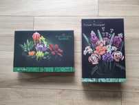 Komplet 2 zestawy klocki Botanicals kaktusy sukulenty bukiet kwiatów