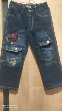 Dżinsy jeansy spodnie chłopięce 128/134 Spiderman
