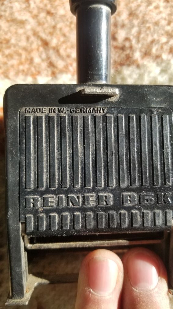 Автоматический немецкий нумератор rainer b6k
