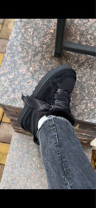 Уггі lowmel ugg зимові уги чорні чоботи взуття зимові кросівки теплі