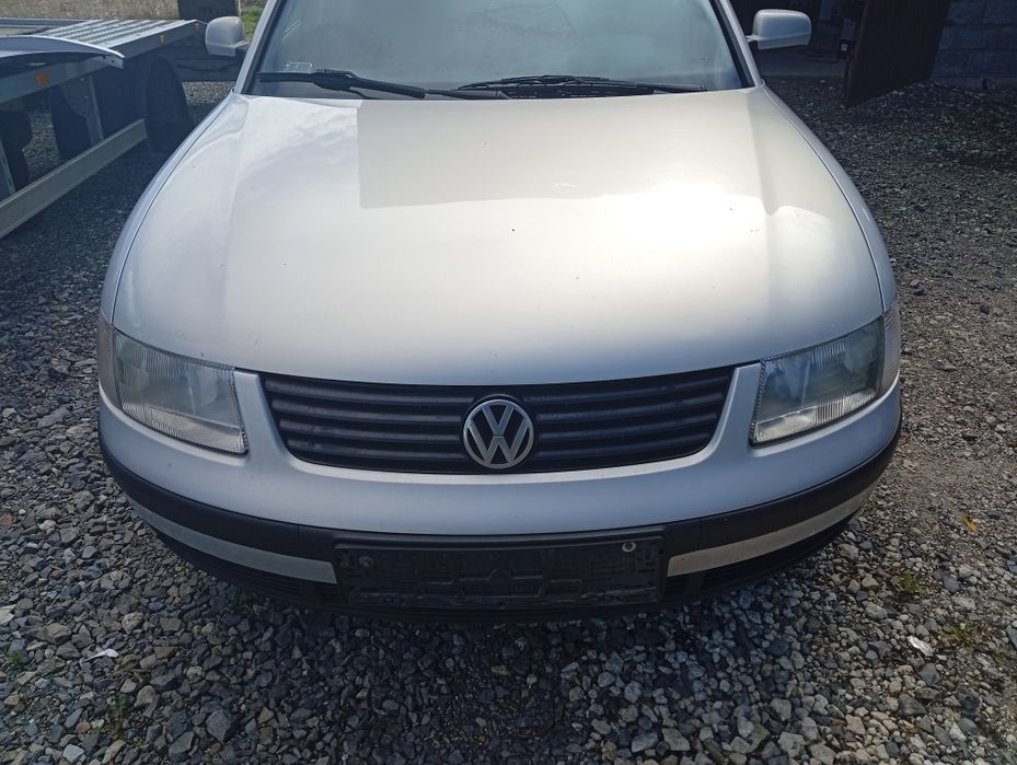 Kompletny Przód Volkswagen Passat B5 LA7W Zderzak Maska Pas Drzwi