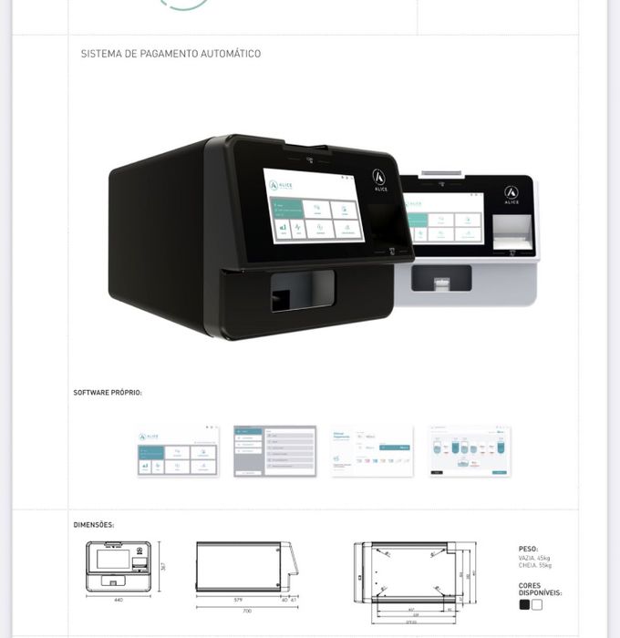 Máquina Pagamento Automático ALICE