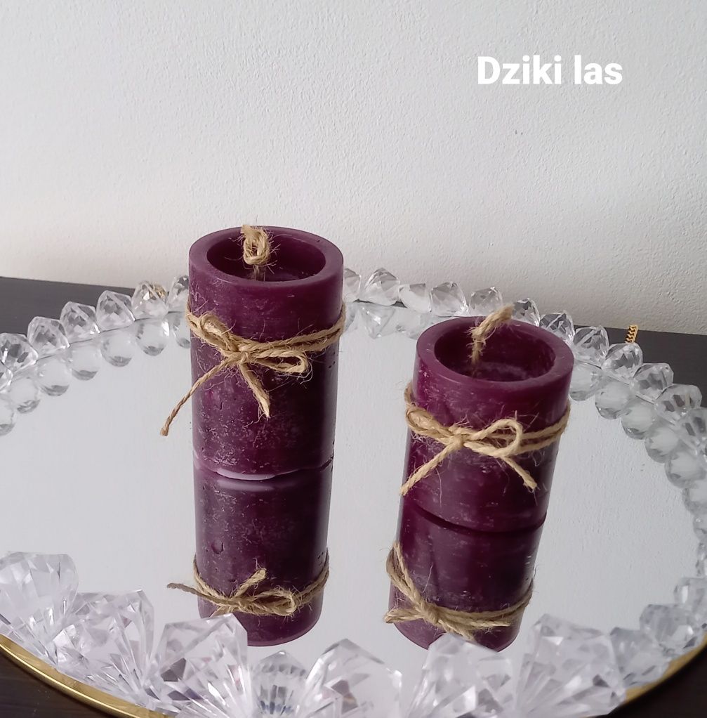 Świeczki sojowe Zestaw dwóch Różne kolory i zapachy