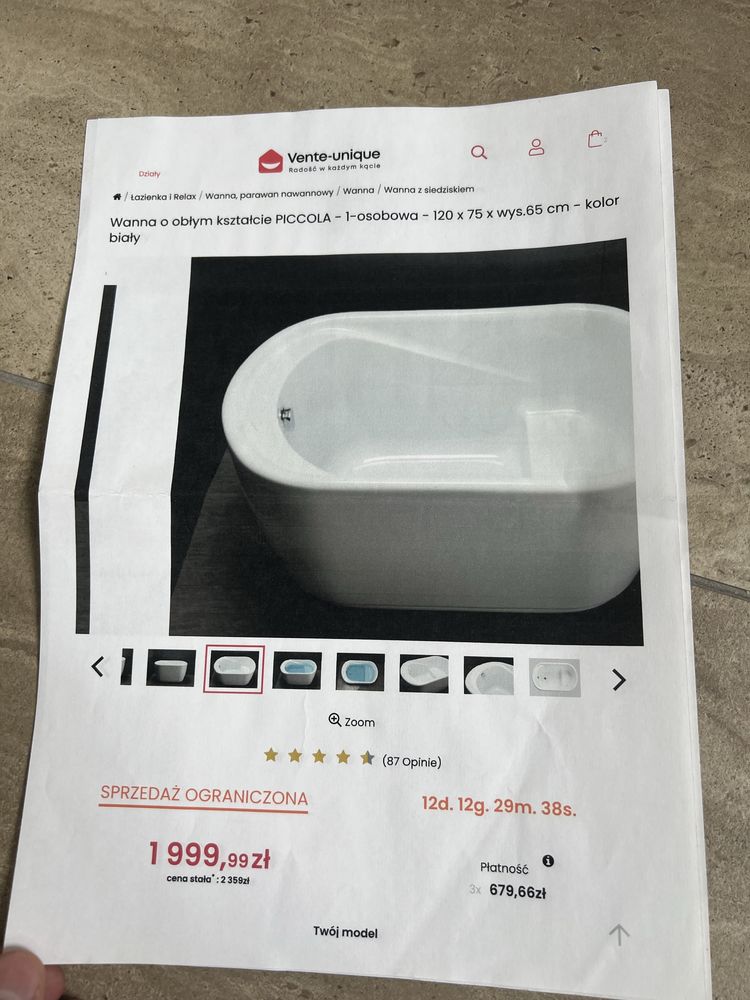 WANNA Wolnostojąca Piccola