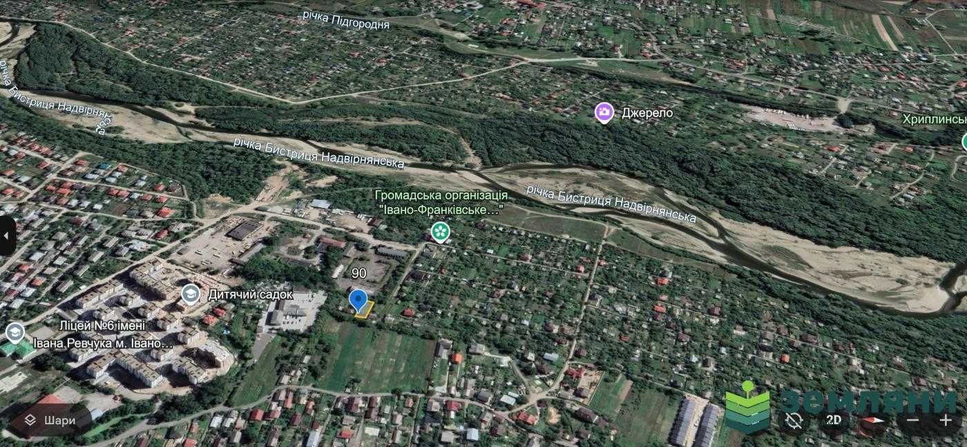 Продається ділянка 5,5 сот під будівництво в Опришівцях