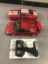 Tamiya TT01 lamborghini countach + mustang